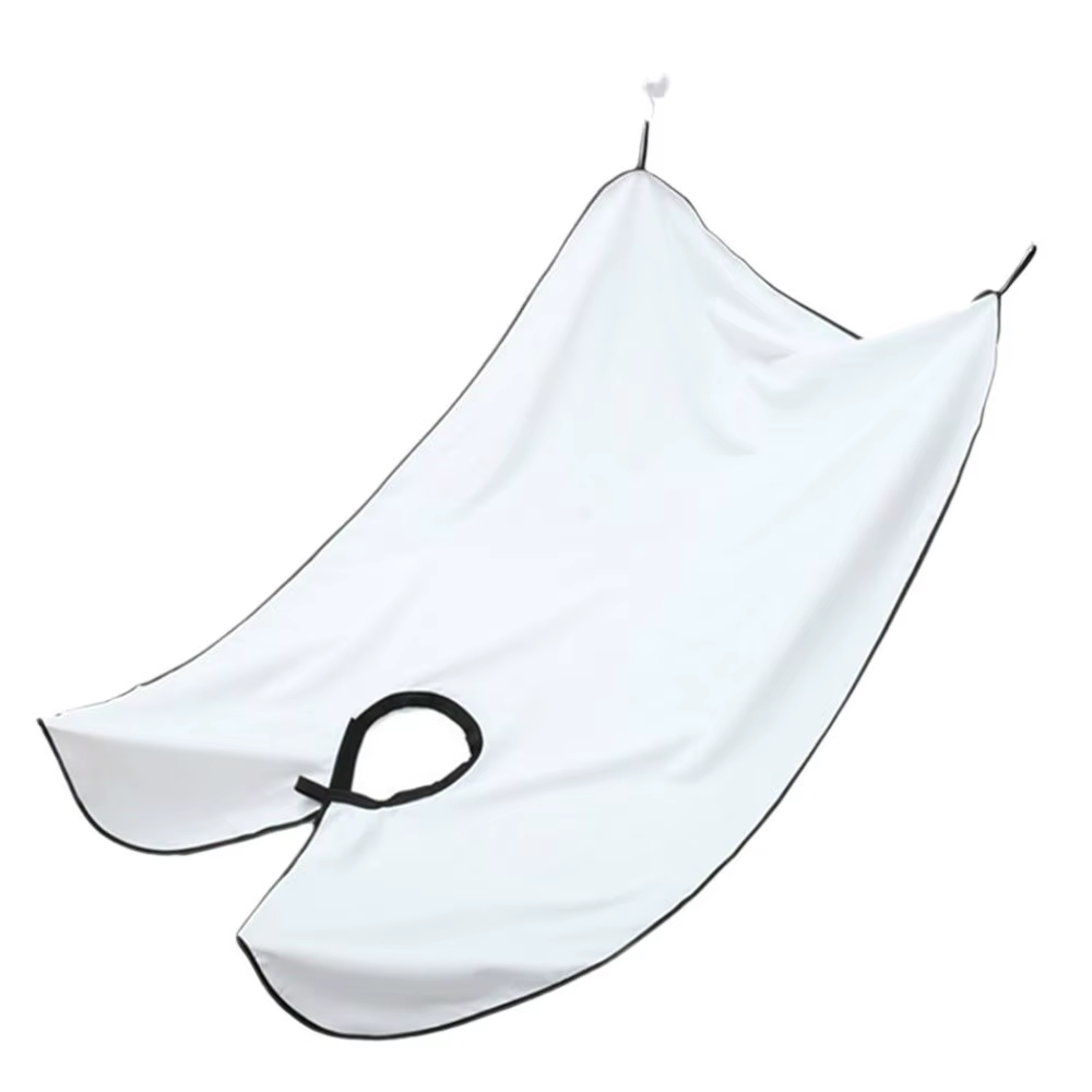Tablier à bavoir pour barbe, attrape-cheveux pour le rasage, Cape de rasage antiadhésive, accessoire