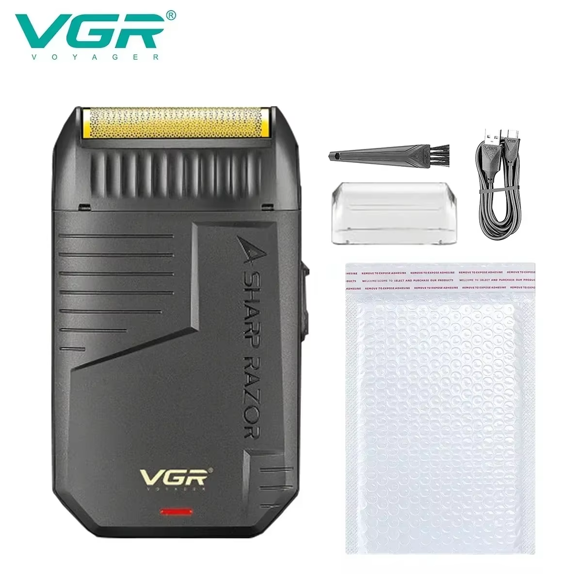 VGR rasoir electrique hommes tondeuse barbe Rasoir Amélioré Rechargeable Rasoir Meilleure vente Prof