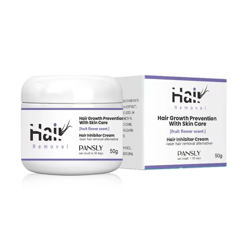 Crème dépilatoire 50g unisexe pour réduire la repousse des poils, crème dépilatoire permanente pour 