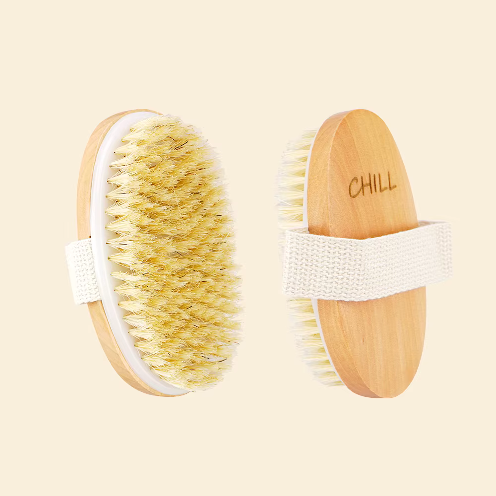Brosse à cheveux en poils de sanglier pour hommes, brosse à barbe portable, peigne à raser, brosse d