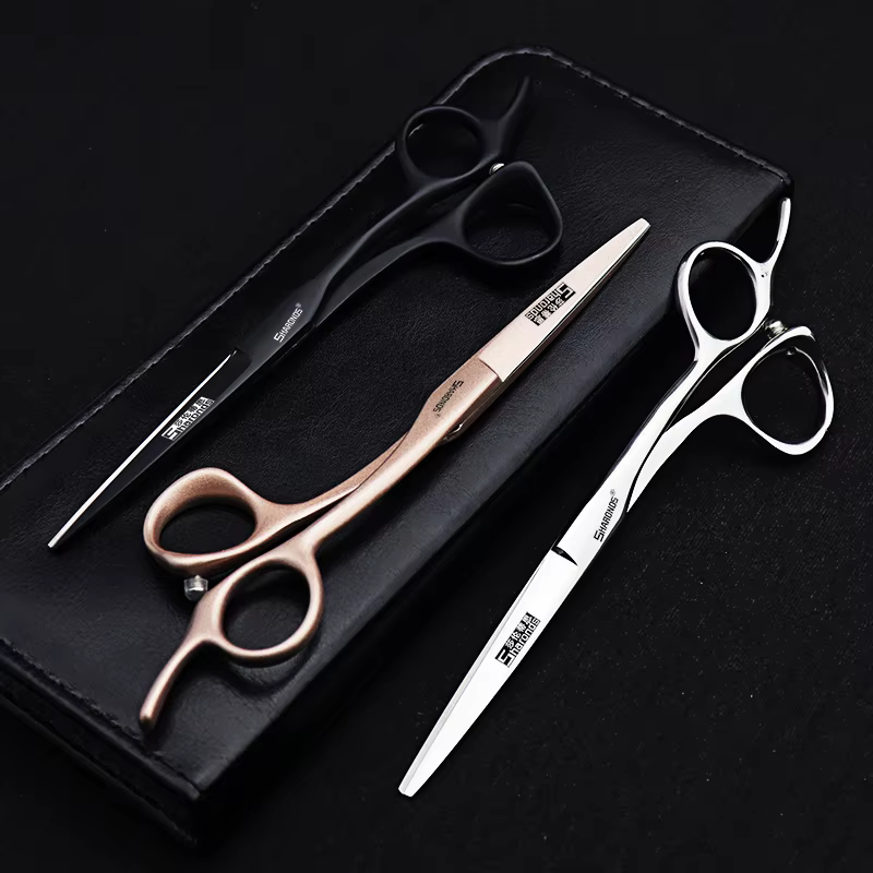 Ensemble de ciseaux professionnels pour la coupe de cheveux, 5.5/6/6.5 pouces, ciseaux de coiffure e