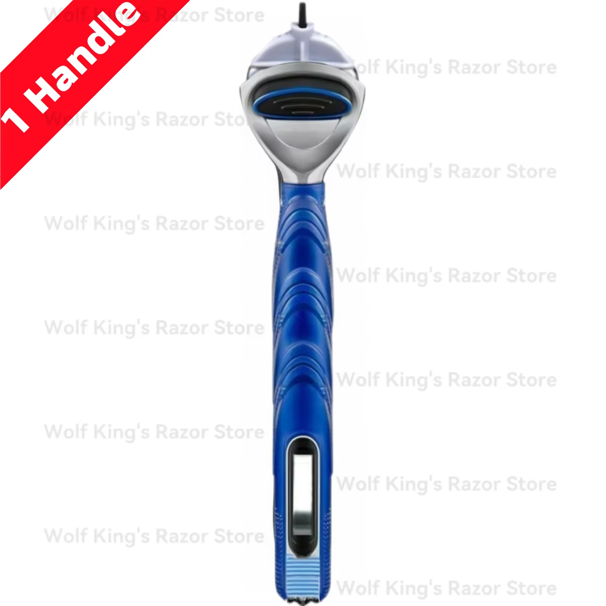 Nouveau rasoir manuel bleu à 5 lames, compatible avec le porte-lame à 5 lames, compatible avec la sé
