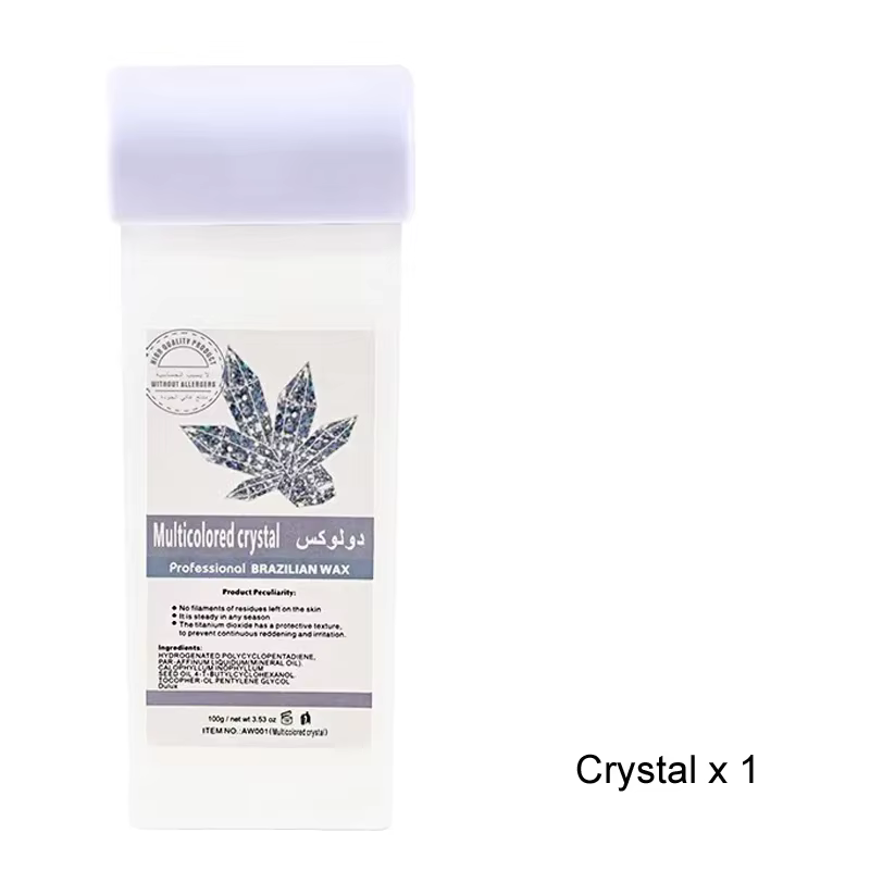 【Nouveau! Chaud 】 Kit de cire à rouleau avec chauffage-cartouches d'épilation unisexe ensemble chauf