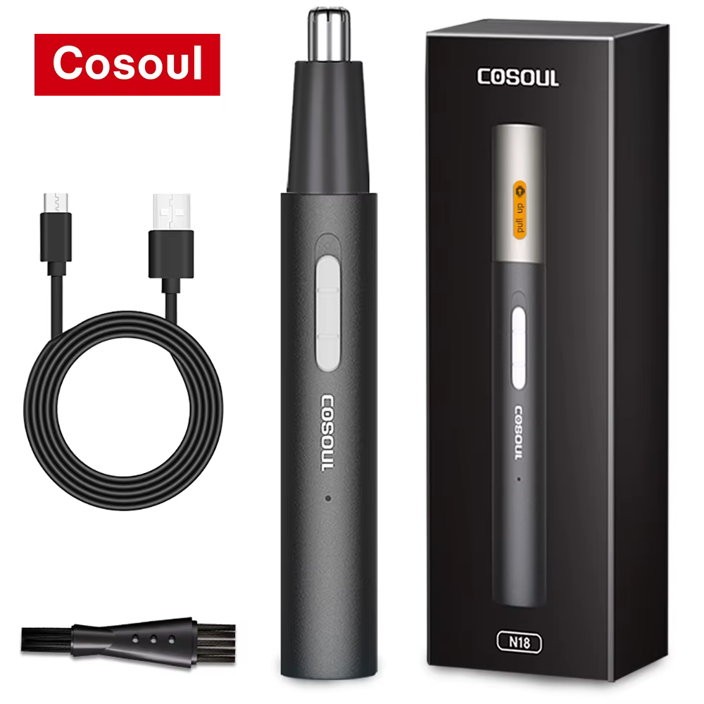 Cosoul nez tondeuse électrique Rechargeable tondeuse de nez hommes rasoir rasoir femmes épilateur ne