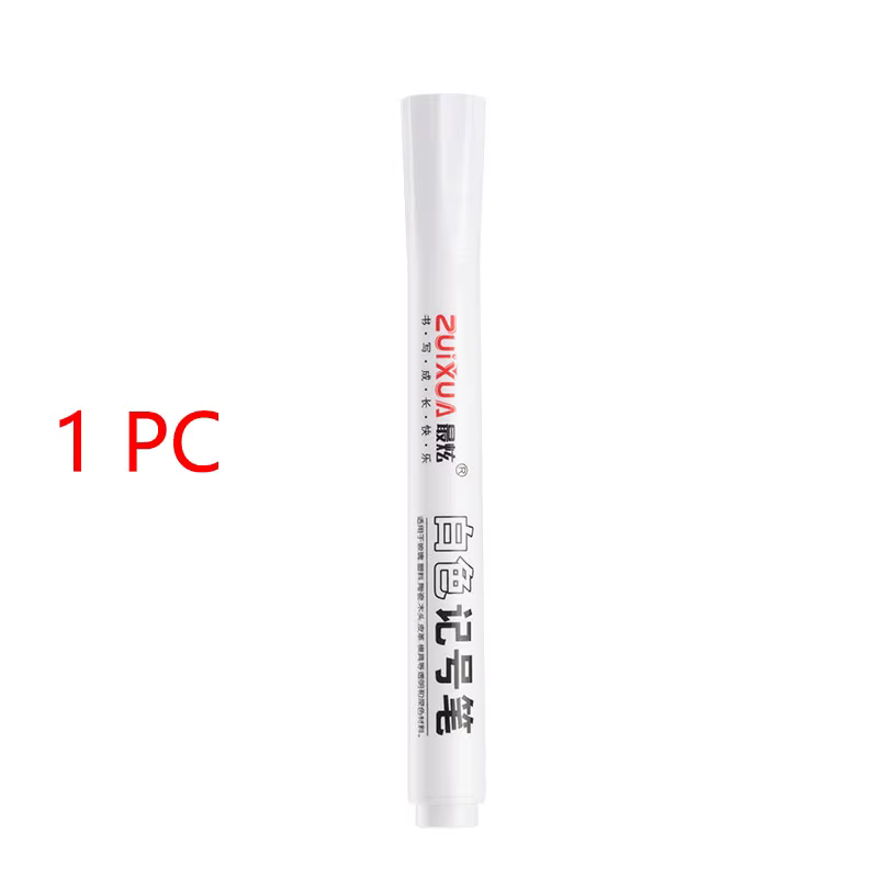Stylos marqueurs blancs 2.0mm, 1/3/5 pièces, stylo Gel blanc étanche à l'huile, marqueurs de croquis