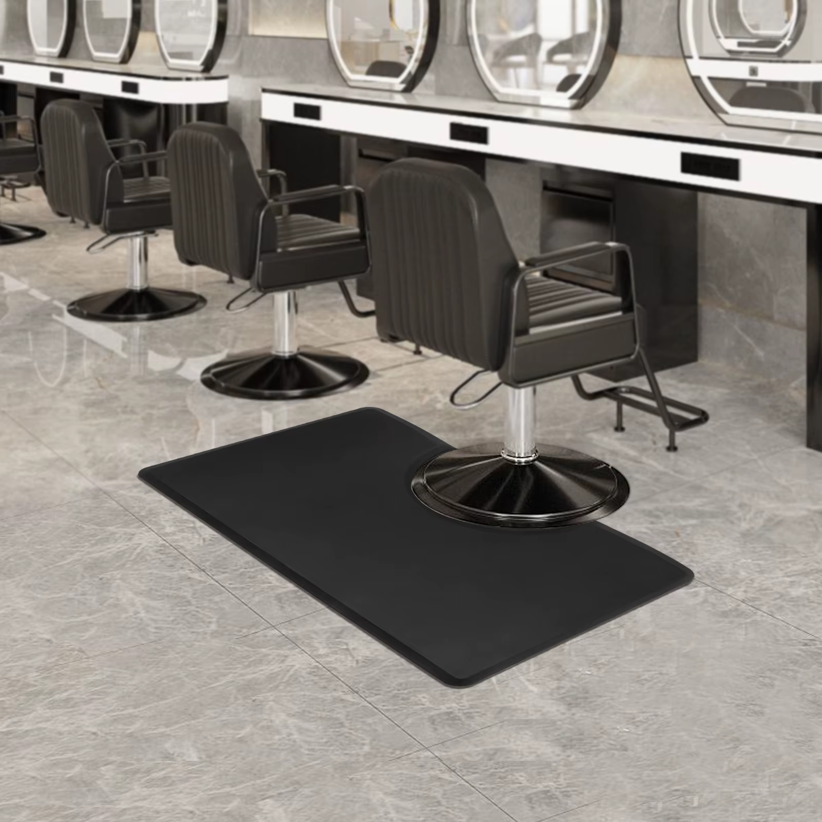 Tapis de sol de Salon professionnel, imperméable, Anti-Fatigue, pour chaise de Salon de coiffure, Ba