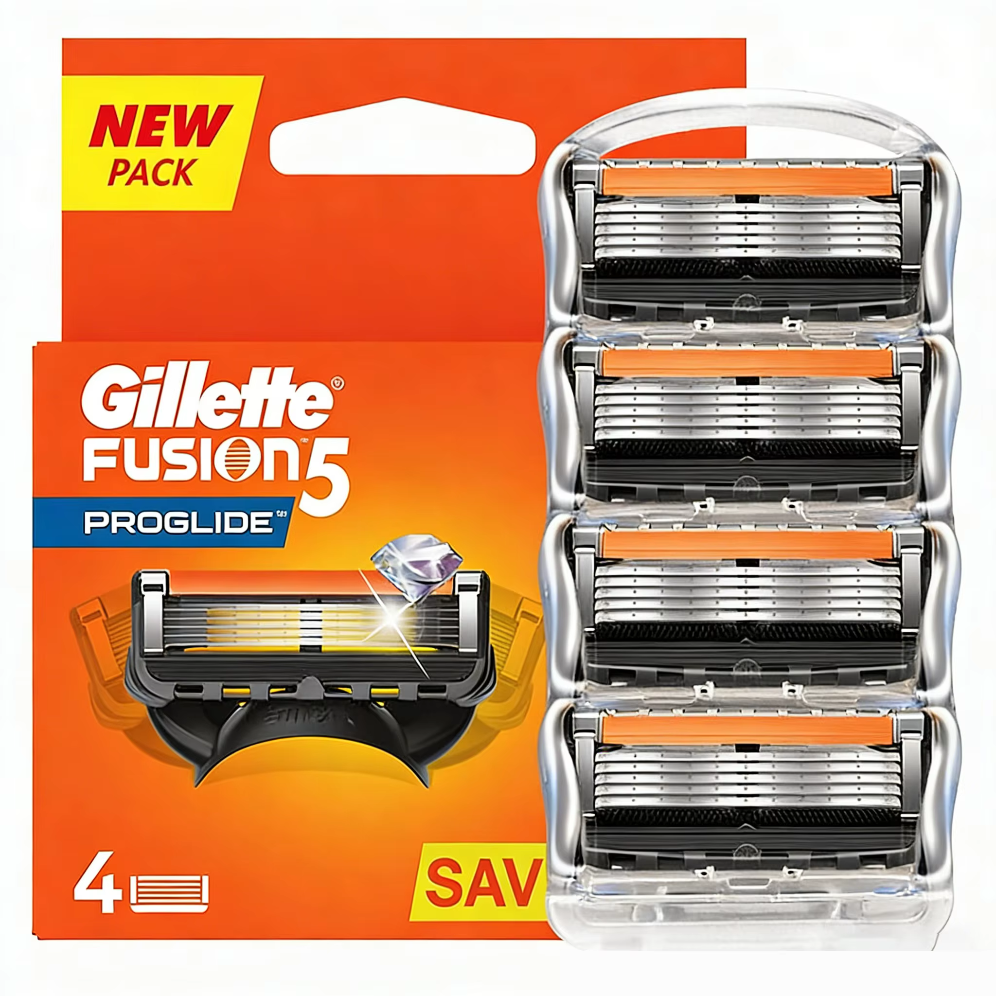 Rasoir Gillette Fusion5 ProGlide Shield pour hommes, à piles, avec poignée FlexBall et tondeuse de p
