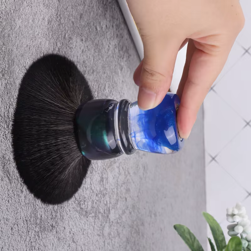 YAQI OCEAN-Poils synthétiques avec manche en résine, 28mm, brosse de rasage pour hommes