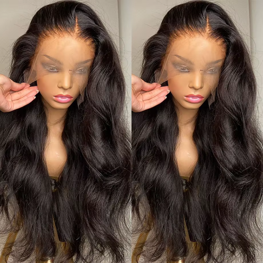 Perruque Lace Front Wig Body Wave 360 Naturelle, Cheveux Humains, 13x4, 13x6, HD, Closure 5x5, 30 32