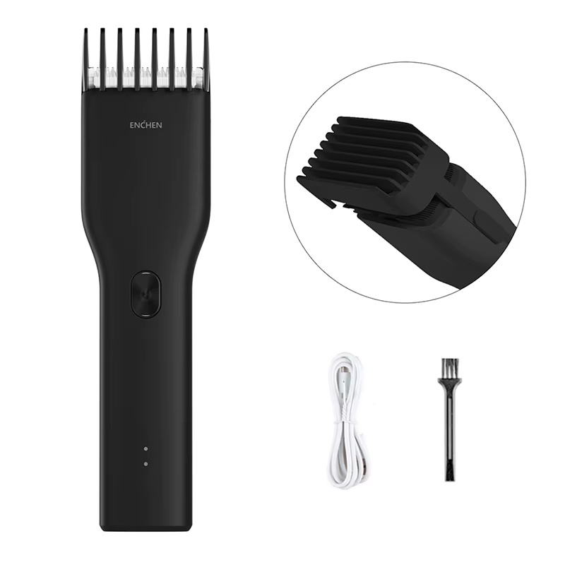 ENCHEN Boost-Tondeuse à Cheveux Électrique Professionnelle Sans Fil, Charge Rapide de Type C, en Cér