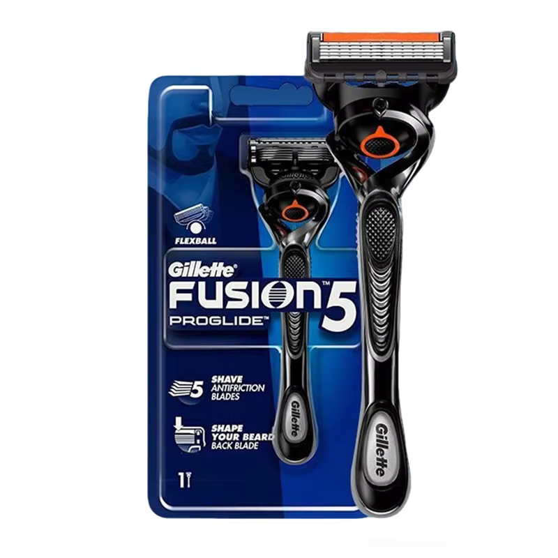 Rasoir Gillette Fusion5 ProGlide pour hommes, ensemble de rasoirs pour hommes, lame de rasoir, manch