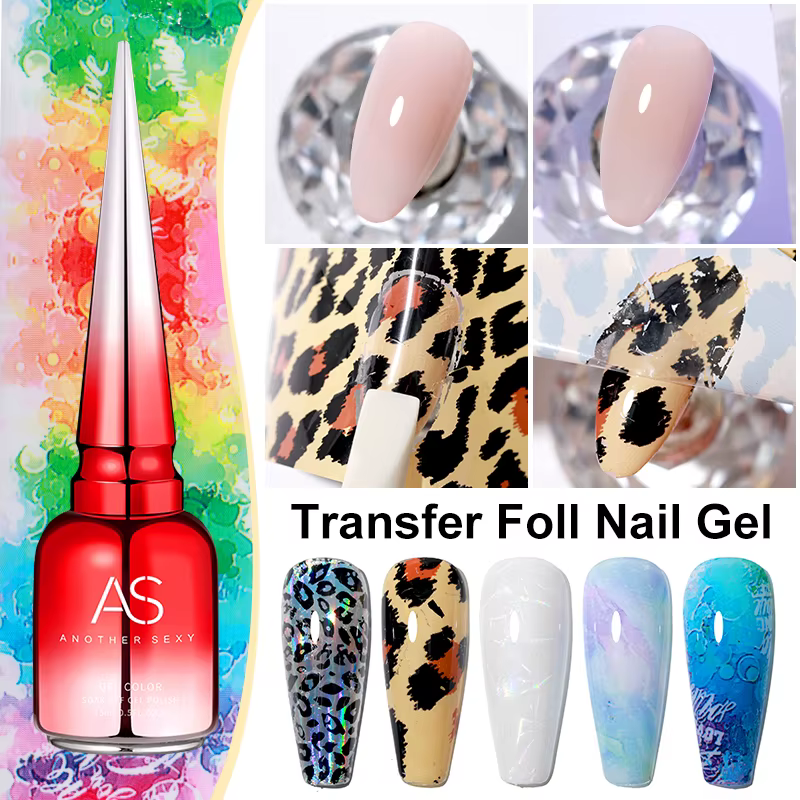 AS 15ml feuille de transfert Gel vernis à ongles tremper Led Uv Gel vernis séchage rapide étoile aut