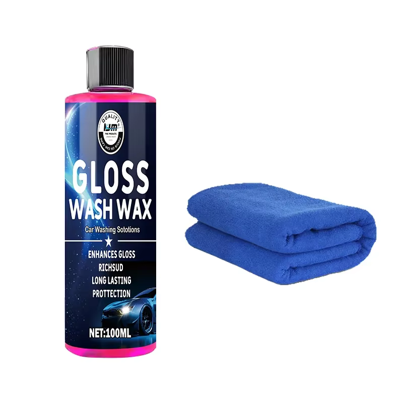 Nouvelle cire de lavage brillante 100 ml - Solution de lavage automobile supérieure pour une brillan
