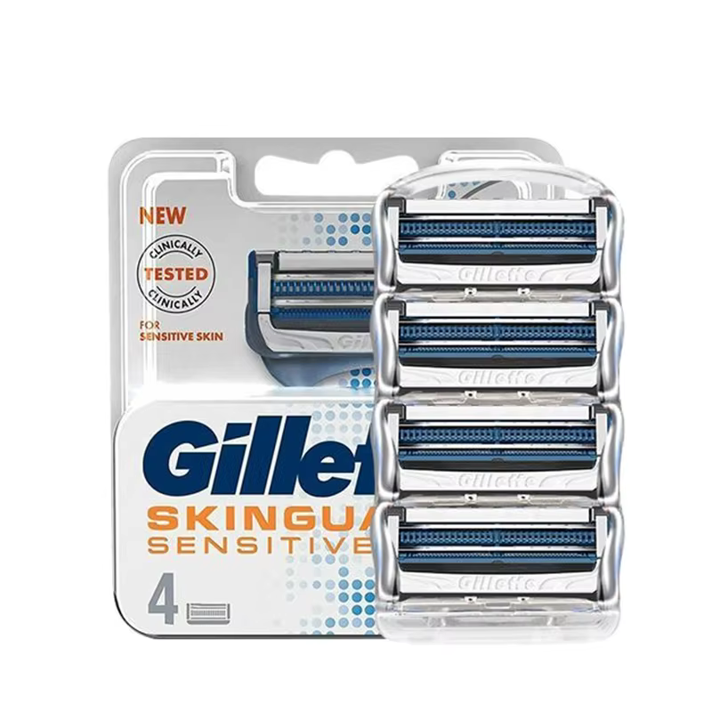 Lames de rasoir Gillette SkinGuard, lames de rasoir pour hommes, recharges de 4/8 lames, pour les sé