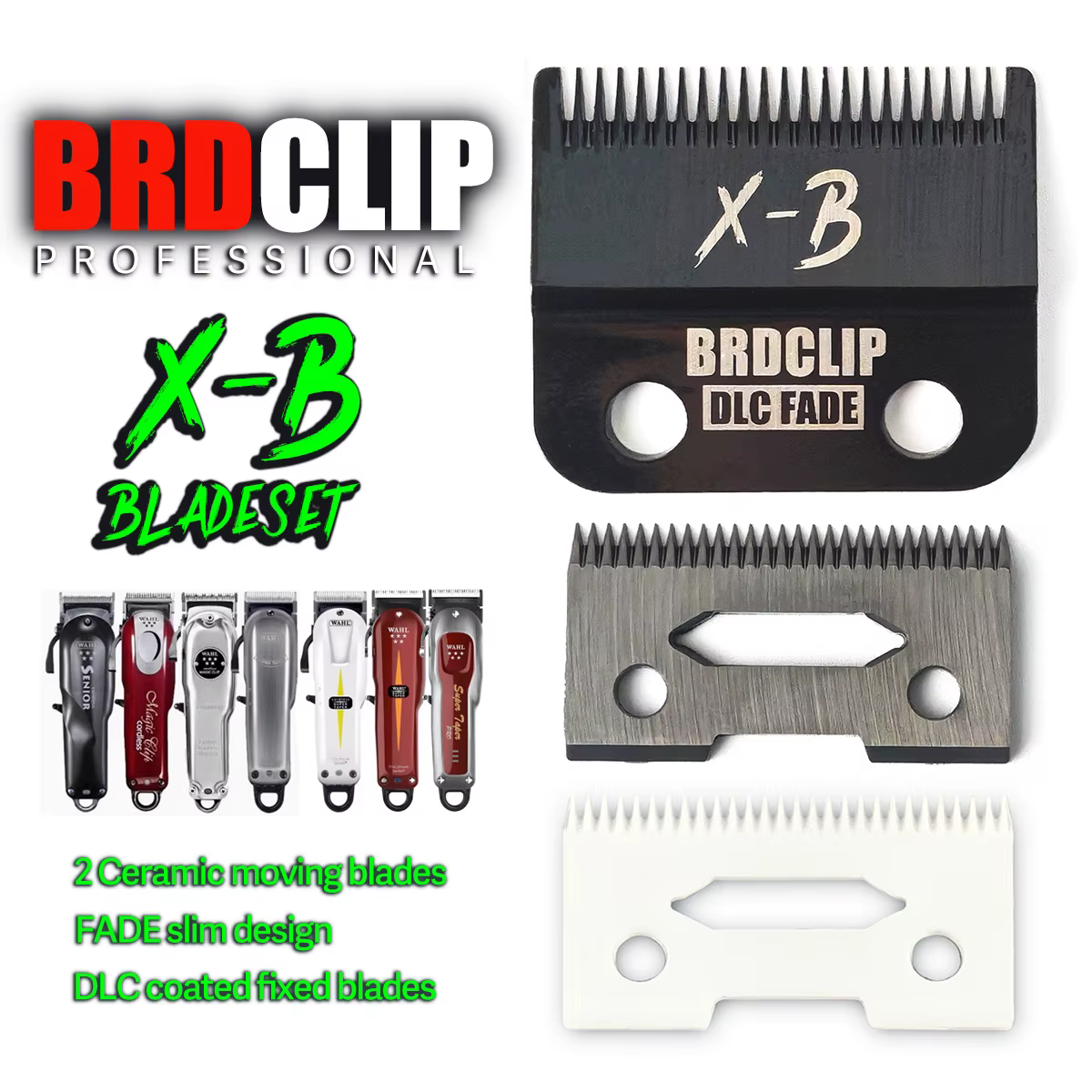 BRDCLIP XB lame tête de coupe remplaçable originale pour 8148 1919 tondeuse à cheveux DLC plaqué fon