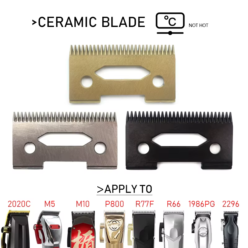 Lames en céramique mobiles de remplacement pour MADESHOW M10 M5f KM2296, tondeuse professionnelle, M