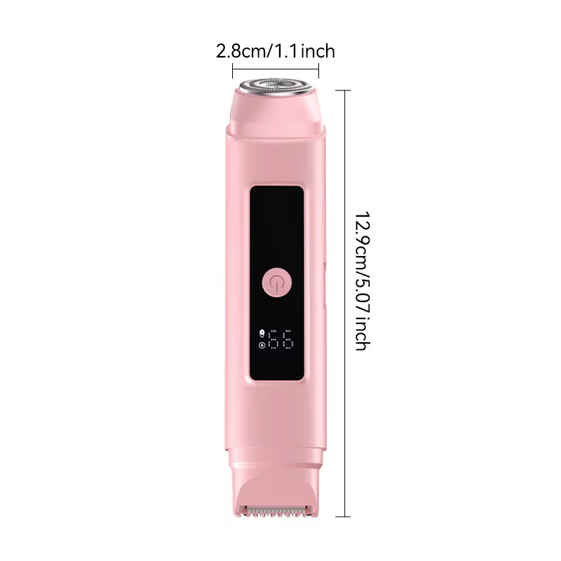 Épilateur électrique 2 en 1 pour femmes, étanche IPX7, rasoir électrique à double tête, tondeuse pou