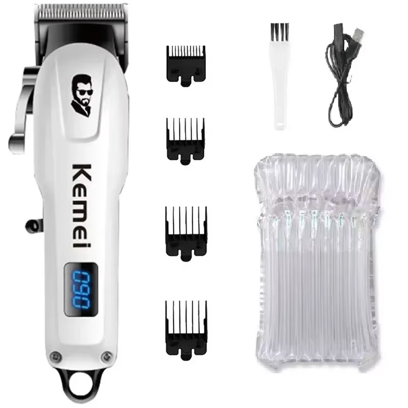 Kemei Mini puissant sans fil tondeuse à cheveux électrique professionnel barbier tondeuse à cheveux