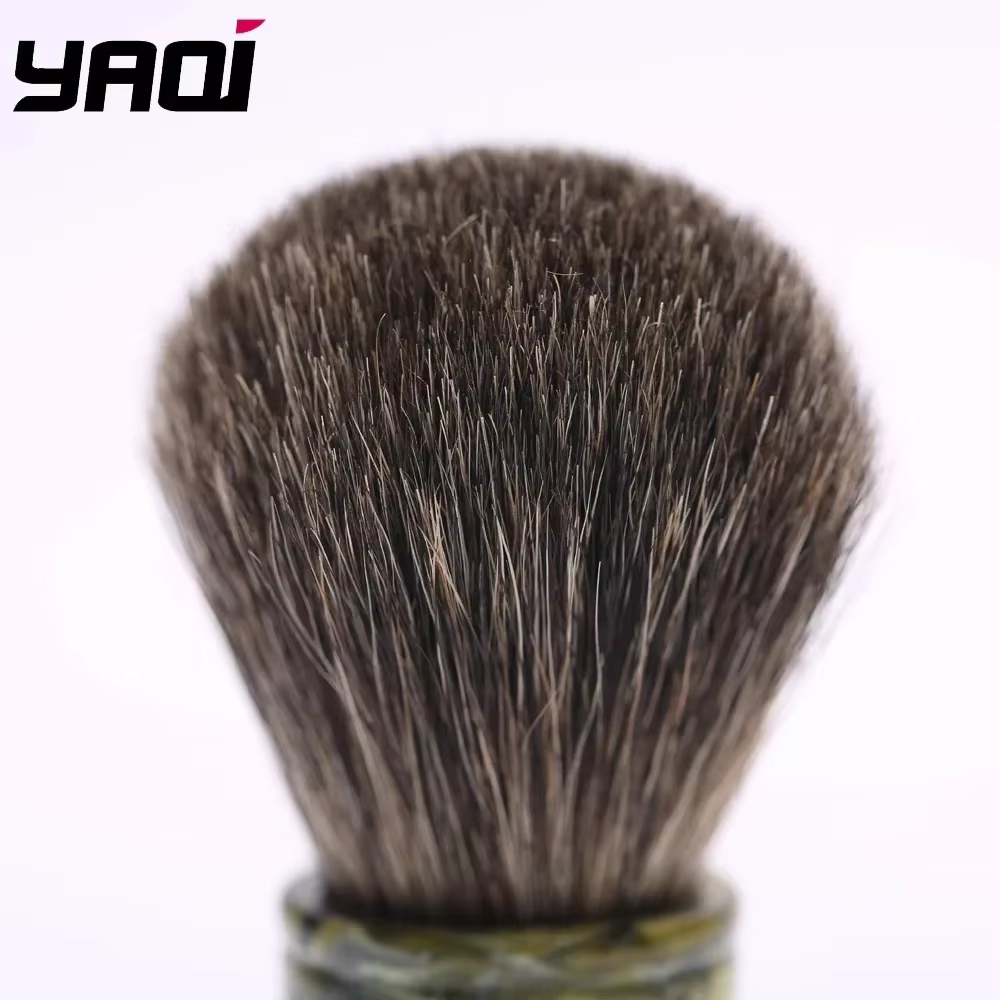 YAQI 22MM Sagrada Familia 100% pur blaireau cheveux résine poignée hommes humide rasage brosses