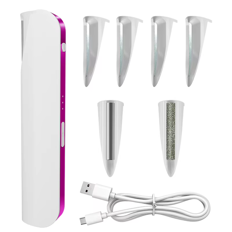 Rasoir électrique pour femme, rasoir pour l'épilation du visage avec lumière LED, outil de dermaplan