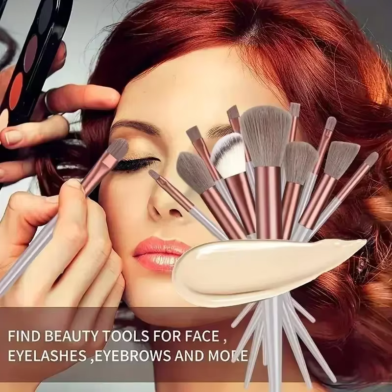Ensemble de pinceaux de maquillage, doux et moelleux, professionnel, fond de teint cosmétique, poudr