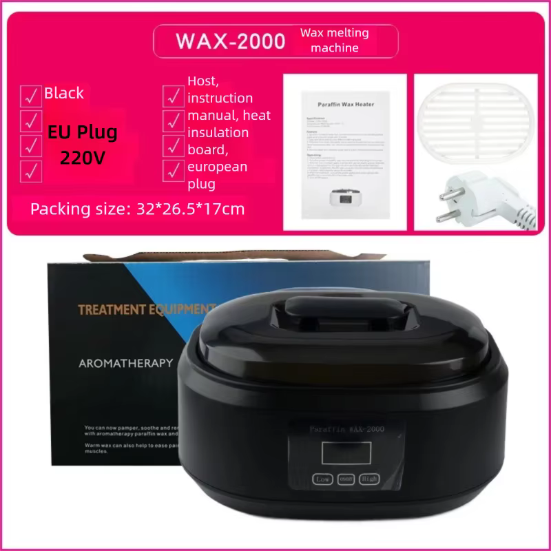 Chauffe-cire à la paraffine WAX-2000 200W avec affichage numérique et contrôle de la température, ap