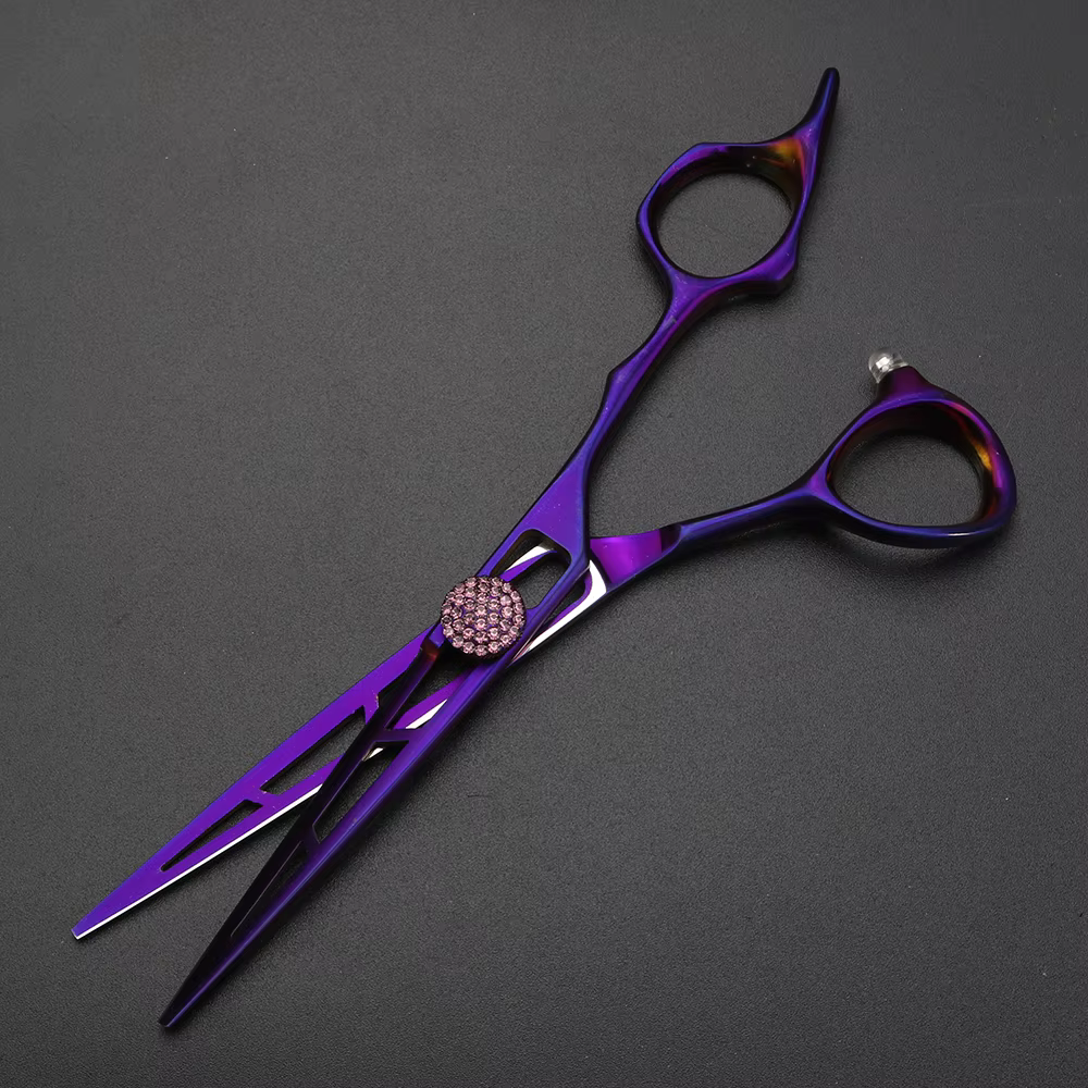 XUANFENG – ciseaux à cheveux creux de 6 pouces, ciseaux de barbier en acier VG10, ciseaux de coupe p