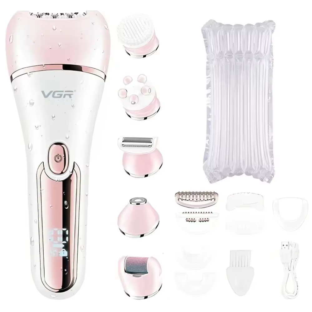 VgazEpilator pour femmes Épilateur électrique Jambe Corps Bikini Lady Rasoir Visage Aisselles Épilat