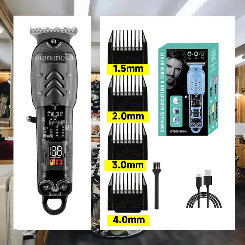 Tondeuse à cheveux électrique pour hommes, rasoir pour salon de coiffure, tondeuse à gazon pour homm