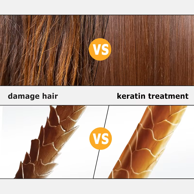 PURC 300ML traitement professionnel des cheveux à la kératine lissage réparation frisottis cheveux b