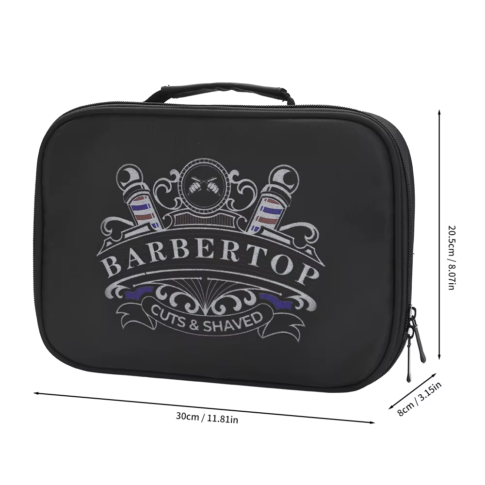 Étui pour ciseaux de barbier résistant aux chocs et imperméable, grande capacité, organiseur de rang