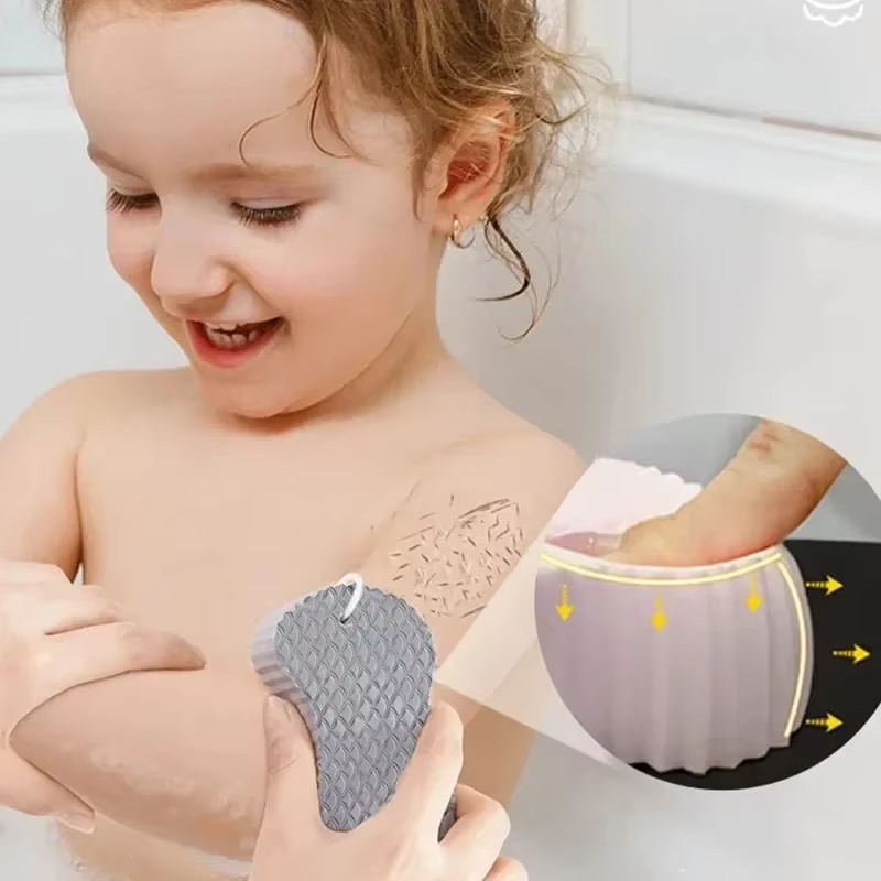 1 pièces éponge douce épurateur de corps bain exfoliant gommage éponge brosse de douche corps peau d