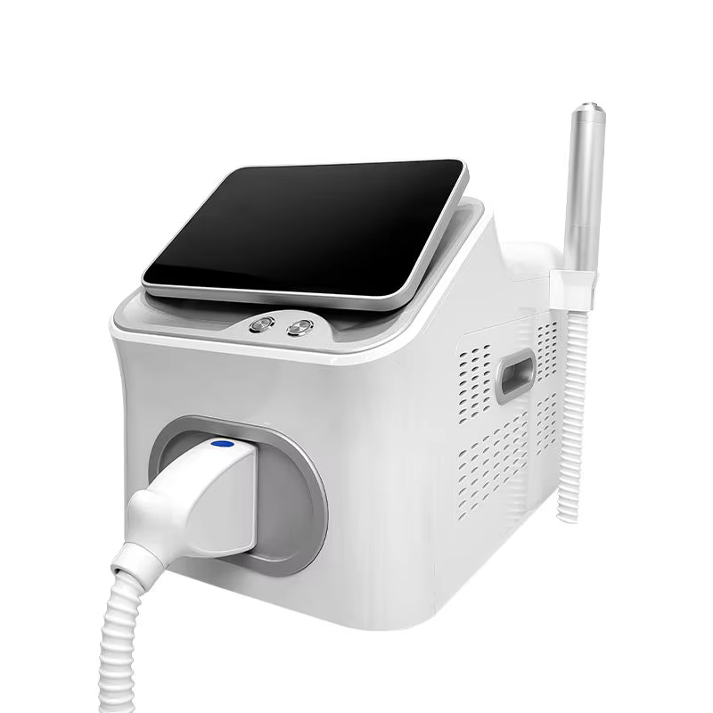 Machine professionnelle 2-en-1 pour l'épilation au laser diode et le détatouage, machine d'épilation
