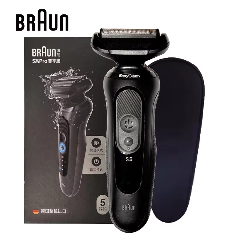 Braun – rasoir électrique Original série 5 Pro 52-N1200s pour hommes, rasage sec et humide, affichag