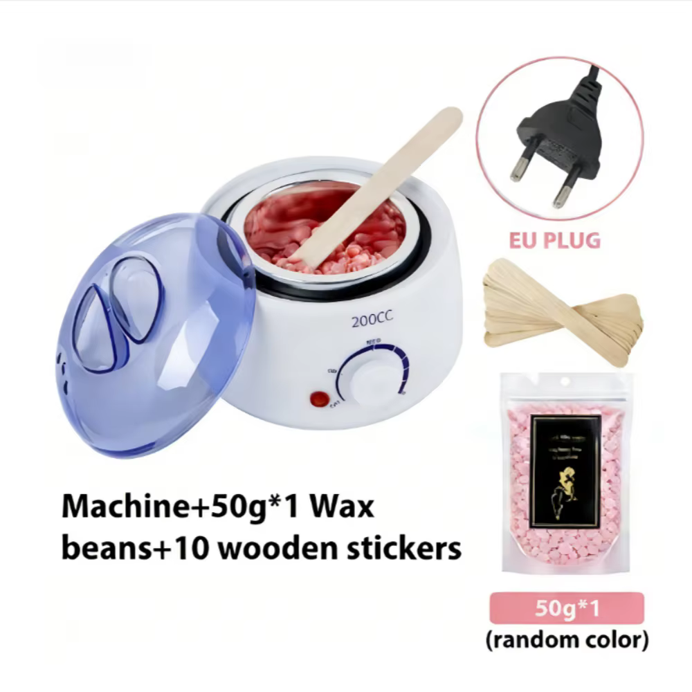 Chauffe-cire 200cc, Machine d'épilation pour les pieds et les mains, SPA, Pot de paraffine + haricot