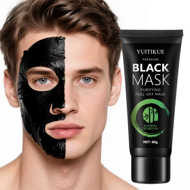 Masque à points noirs au charbon de bambou - La masque détachable contient l'acide ascorbique, l'aci