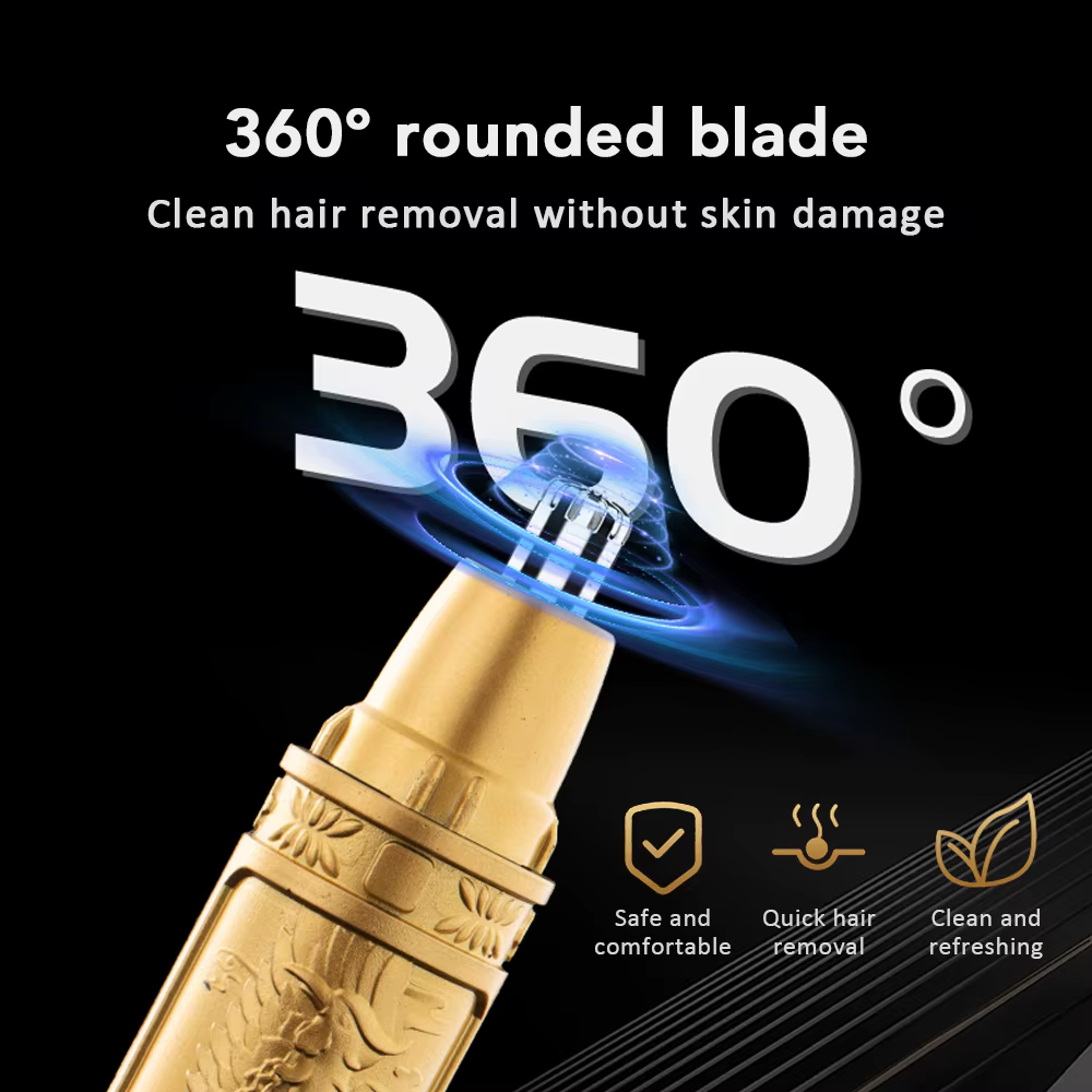 Tondeuse électrique pour le nez et les poils, pour hommes et femmes, rasoir pour le cou et les sourc