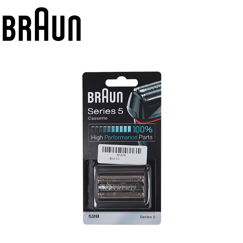 Tête de rasoir de rechange Braun 52B, cassette de grille et de lame, compatible avec les rasoirs éle