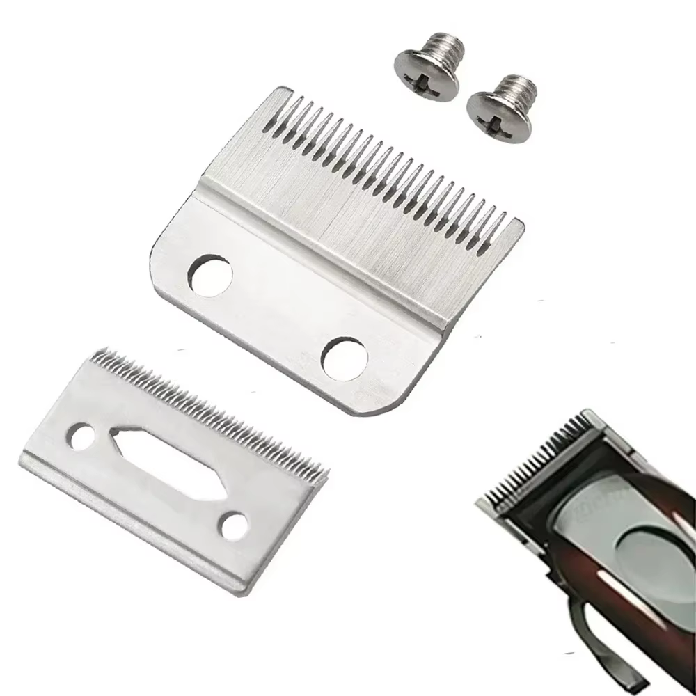 Jeu de lames de rechange professionnelles à 2 trous, adaptées aux tondeuses à cheveux Wahl série 5 é