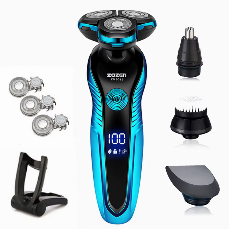 ZOZEN rasoir électrique rasoir électrique lavable Rechargeable corps tondeuse à cheveux Machine à ra