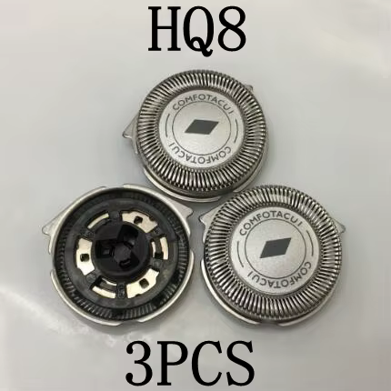 3 pièces HQ8 remplacer la tête HQ8505 lame de rasoir pour rasoir philips PT730 PT735 PT860 PT870 AT7