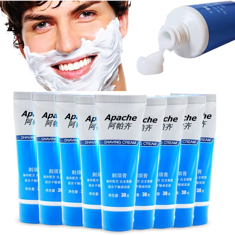 Crème à raser Gel à raser lisse prévenir les coupes et la crème à raser pour hommes barbe crème à ra