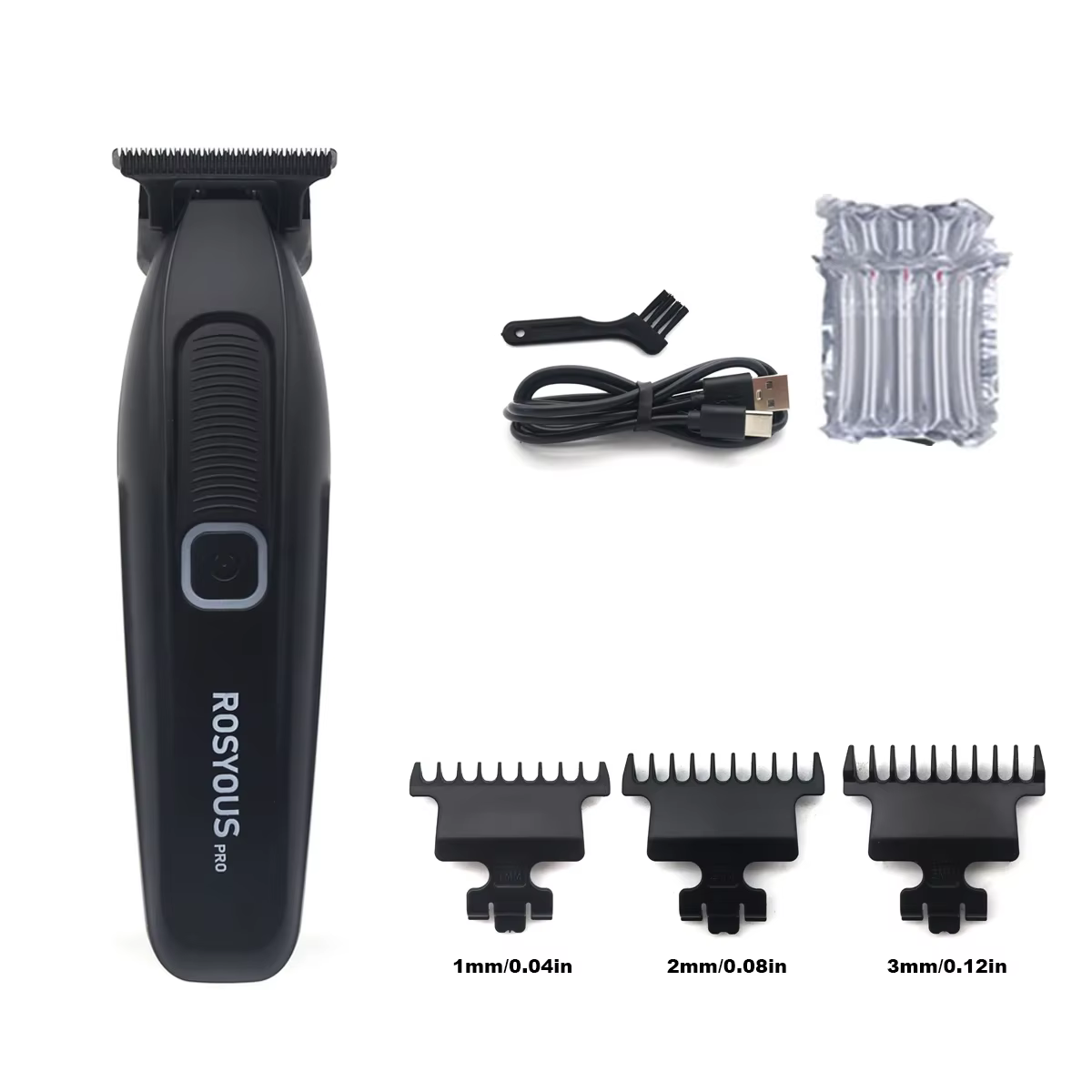 ROSYOUS-RS078 tondeuse à barbe pour hommes lame DLC lame t zéro écart 7300 tr/min tondeuse à cheveux