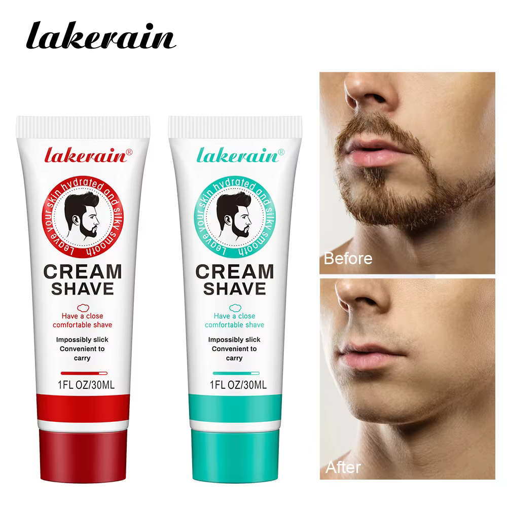 Crème de rasage hydratante pour hommes crème de rasage confortable pour homme mousse de rasage pour 