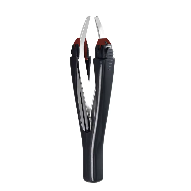 Pince à épiler pour sourcils, rétractable automatiquement, précision, pour l'élimination des poils d