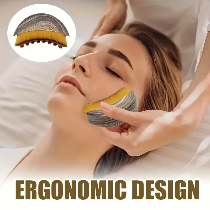 Brosse de massage lymphatique pour le visage, masseur de drainage lymphatique, outil de sculpture de