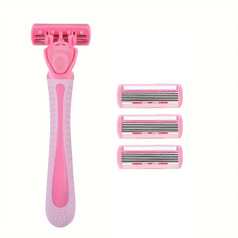 Rasoir pour femmes lame à 6 couches jambe cheveux aisselles couteau de rasage lames à 6 couches raso