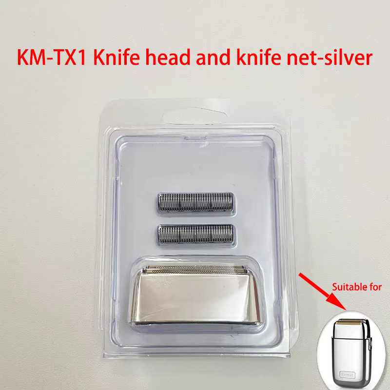 Kemei lames de rechange originales pour KM-TX1/2024/3209/3382 tête de couteau de rasoir et filet de 