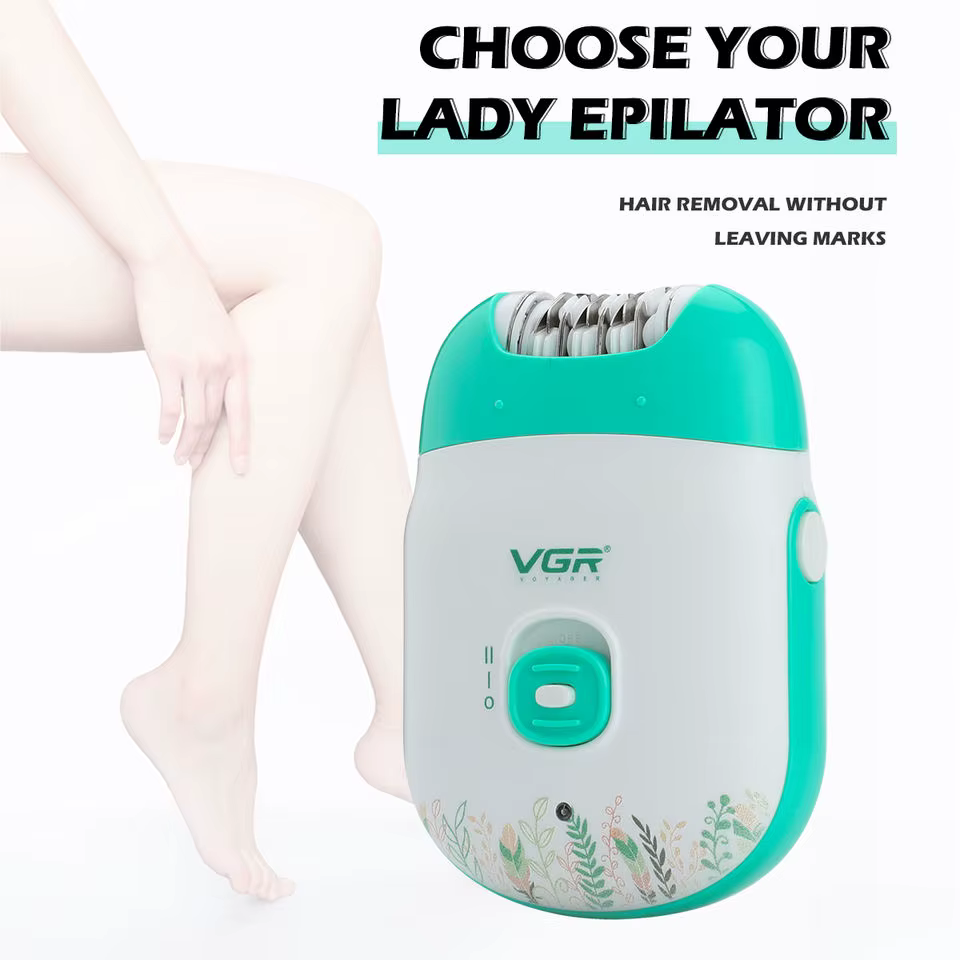 Original VGR Rechargeable femmes épilateur électrique femme épilateur pour visage Machine d'épilatio