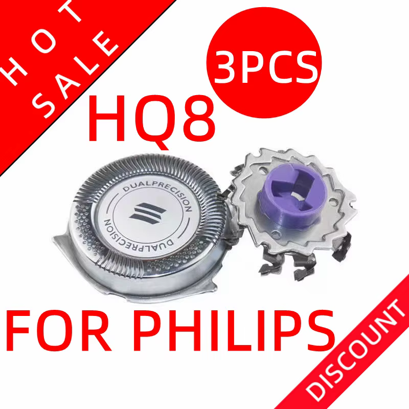 Tête de rechange pour lame de rasoir électrique PHILIPS, 3 pièces, PT730 PT735 PT860 PT870 AT750 AT7